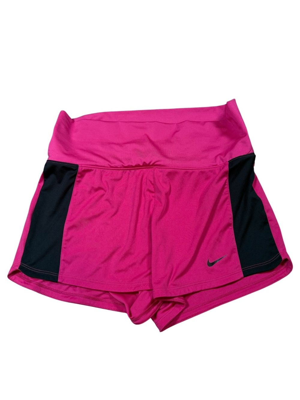 Nike Dri-FIT Running Skort Hot Pink Black Athletic Shorts Size Small